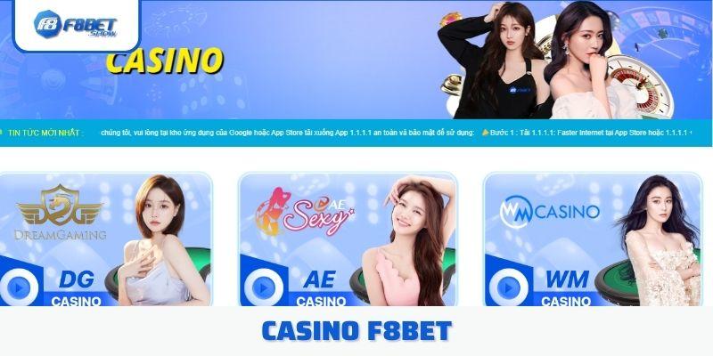 Casino F8bet – Sòng Bài Trực Tuyến Đẳng Cấp Cho Game Thủ